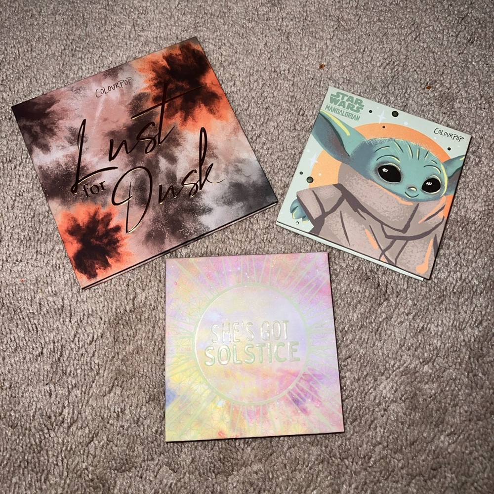 Colourpop eyeshadow bundle
